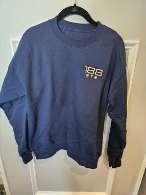 Navy blue Sapnap Squidcraft sweatshirt. Men's Size Small. Great Condition. Dream